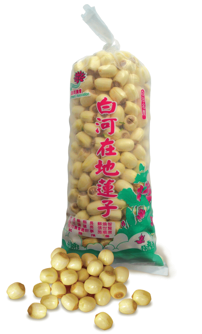 白河正統新鮮蓮子600g裝,白河農會發行袋裝